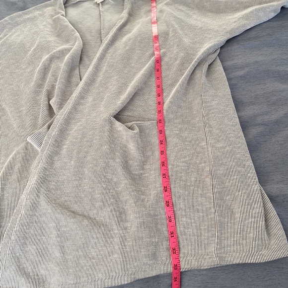 Anthropologie Donni Ribbed Lightweight Cardigan One size - Picture 4 of 9